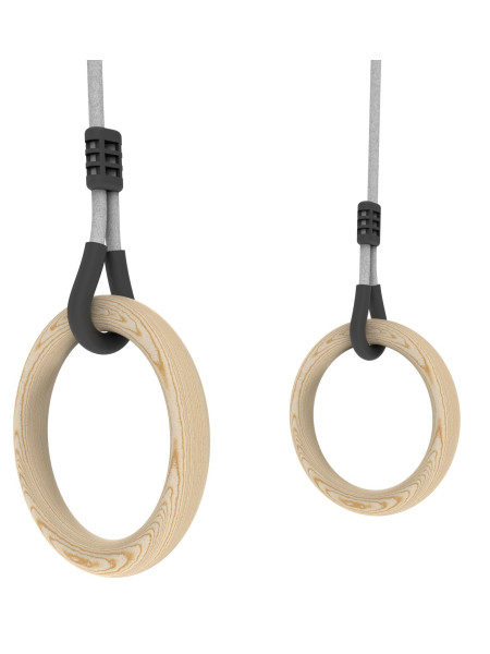 Кільця гімнастичні дерев'яні Exit GetSet (для MB200, MB300)